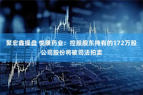 聚宏鑫操盘 悦康药业：控股股东持有的172万股公司股份将被司法拍卖