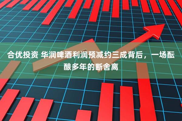 合优投资 华润啤酒利润预减约三成背后，一场酝酿多年的断舍离