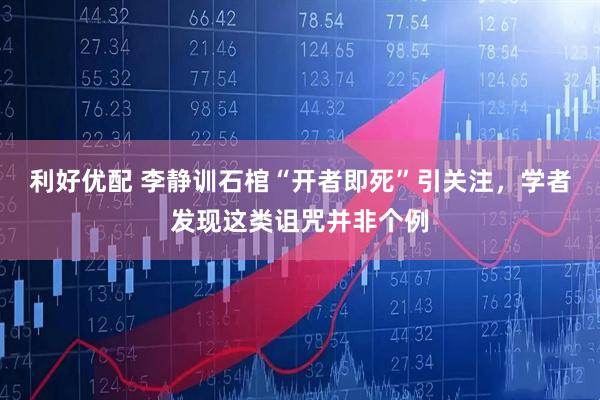 利好优配 李静训石棺“开者即死”引关注，学者发现这类诅咒并非个例