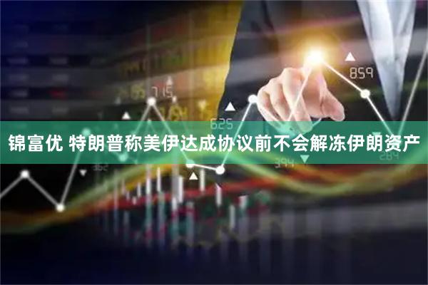 锦富优 特朗普称美伊达成协议前不会解冻伊朗资产